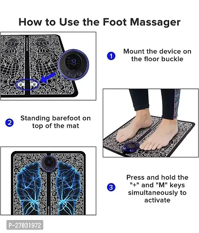 Foot Massager Electric Foot And Body Pain Relief EMS Massage Machine Pad-thumb4