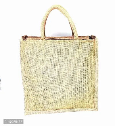 AMEYSON Red Bird Eco-Friendly Jute Tote Hand Bag For Office School Grocery Milk Shopping Men & Women (Pack Of 2)-thumb5