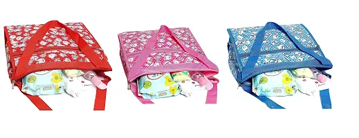 Beaksindia Cotton Bag For Women,Baby Girl and boy,Use for Grocery With Multi-Colour (Random Colour) (Pack Of 2)-thumb3