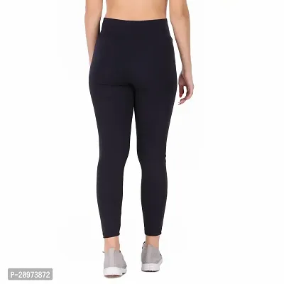 STYLESO Solid Yoga Pants for Women High Waisted Stretchable Workout  Jeggings with Pockets. (XL, White)