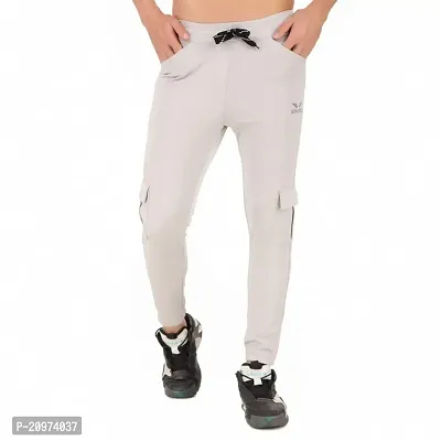 STYLESO Men's Regular Fit Trackpants (White - 2XL)-thumb0