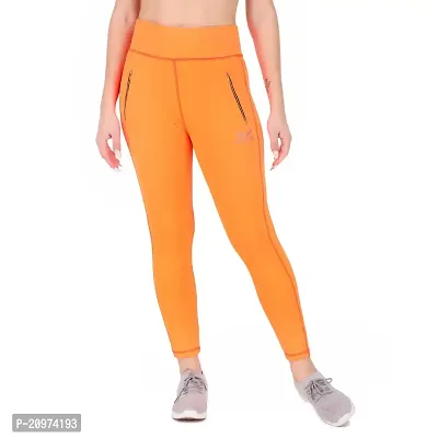Neon Orange High Waist Sports Leggings | SHEIN IN