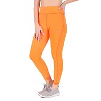 STYLESO Stretchable Workout Jegging. (3XL, Orange)-thumb4
