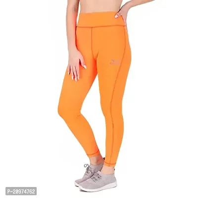 STYLESO Stretchable Workout Jegging. (3XL, Orange)-thumb5