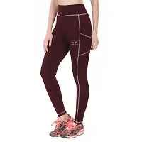 STYLESO Yoga Pants for Women High Waisted Stretchable Workout Jeggings with Pockets.-thumb3