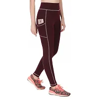 STYLESO Yoga Pants for Women High Waisted Stretchable Workout Jeggings with Pockets.-thumb4