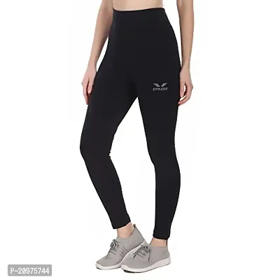 STYLESO Stretchable Workout Jegging. (S, Blue)