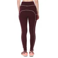 STYLESO Yoga Pants for Women High Waisted Stretchable Workout Jeggings with Pockets.-thumb1