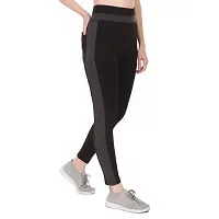 STYLESO Women's Solid Slim High Waisted Yoga Pants with Pockets (2XL, Black)-thumb2