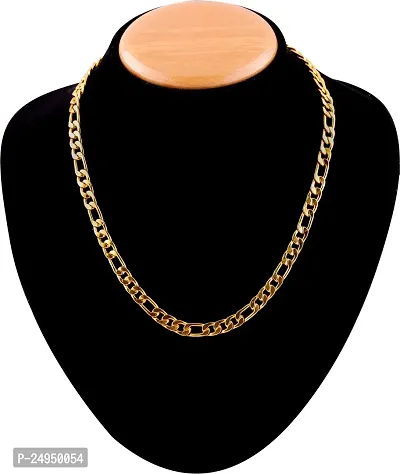 Alluring Golden Alloy Chain For Men-thumb0