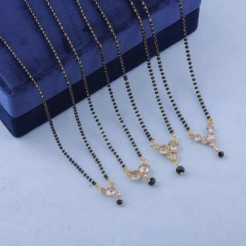 Stylish Alloy Mangalsutra For Women Pack Of 4