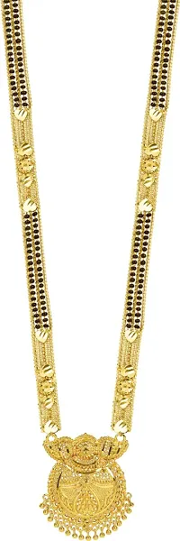 Stylish Brass Multicoloured Mangalsutra For Women-thumb1