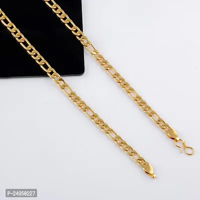 Alluring Golden Alloy Chain For Men-thumb3