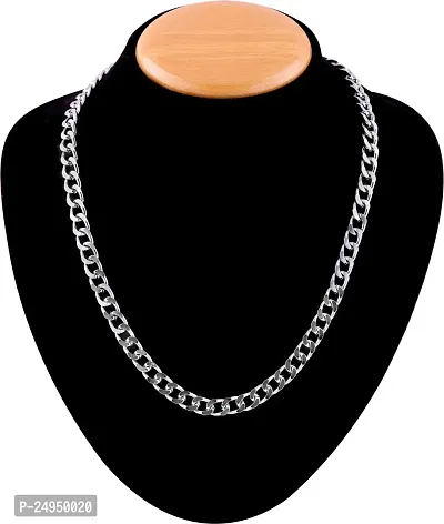 Alluring Silver Alloy Chain For Men-thumb0