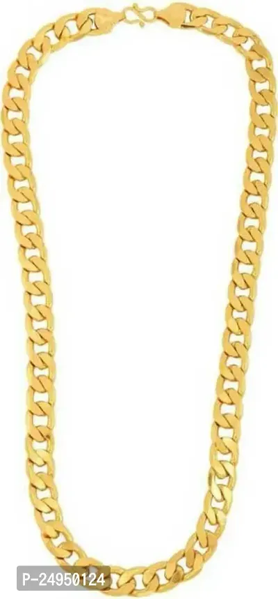 Alluring Golden Brass Chain For Men-thumb3