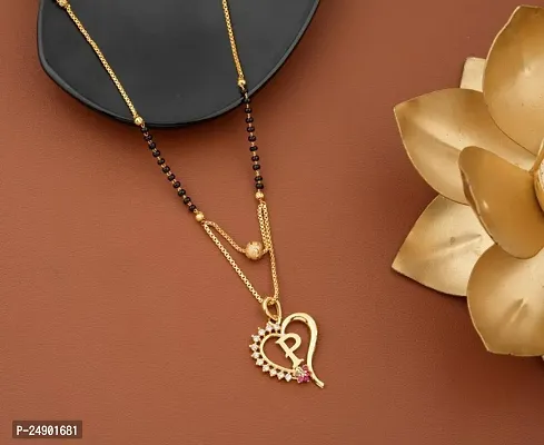 Stylish Alloy Golden Mangalsutra For Women-thumb0