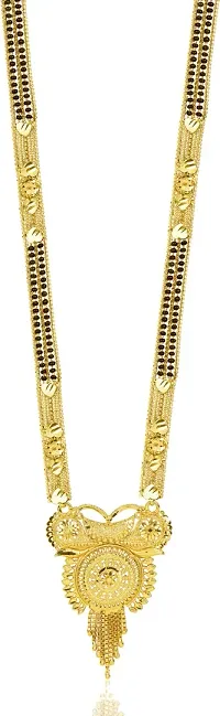 Stylish Brass Multicoloured Mangalsutra For Women-thumb2