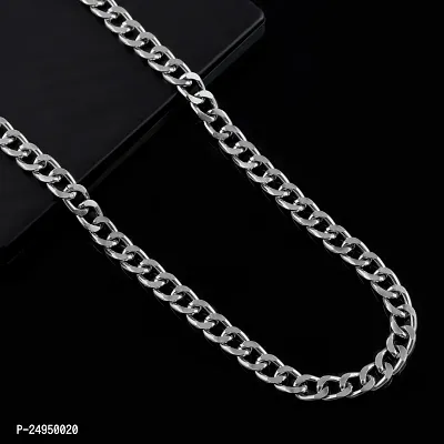 Alluring Silver Alloy Chain For Men-thumb2