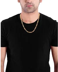 Alluring Golden Brass Chain For Men-thumb3