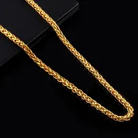 Alluring Golden Alloy Chain For Men-thumb1