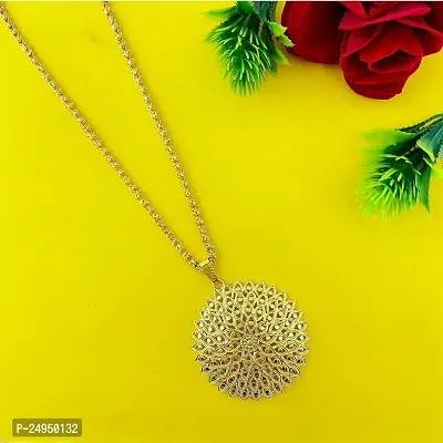 Alluring Golden Alloy Chain For Men-thumb3