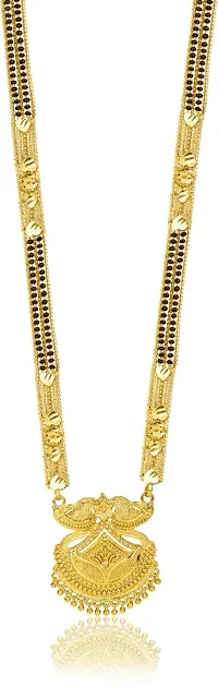 Stylish Brass Multicoloured Mangalsutra For Women-thumb1