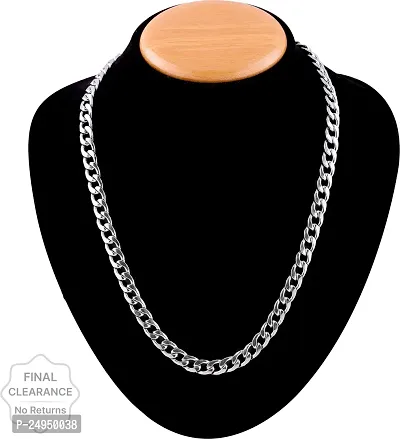 Alluring Silver Alloy Chain For Men-thumb0