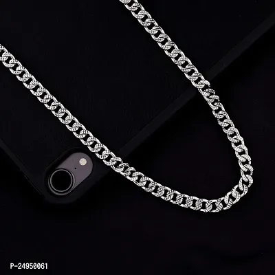 Alluring Silver Alloy Chain For Men-thumb3
