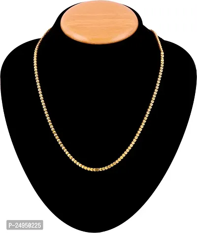 Alluring Golden Alloy Chain For Men-thumb0