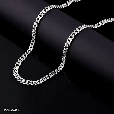 Alluring Silver Alloy Chain For Men-thumb0