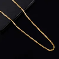 Alluring Golden Alloy Chain For Men-thumb1