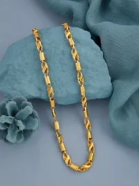 Alluring Golden Brass Chain For Men-thumb1