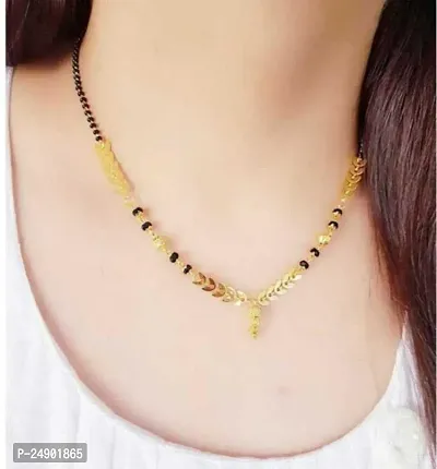 Stylish Brass Multicoloured Mangalsutra For Women-thumb0