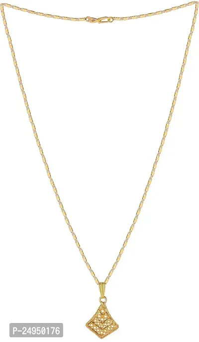 Alluring Golden Brass Chain For Men-thumb3