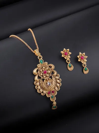 Gorgeous Copper Gold Plated Jewellery Sets for Women