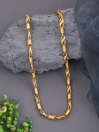 Alluring Golden Brass Chain For Men-thumb2