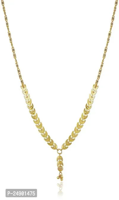 Stylish Brass Golden Mangalsutra For Women Pack Of 3-thumb2