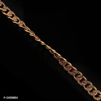 Alluring Golden Alloy Chain For Men-thumb3