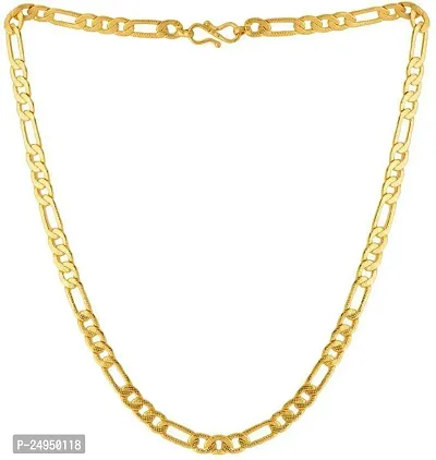 Alluring Golden Brass Chain For Men-thumb2