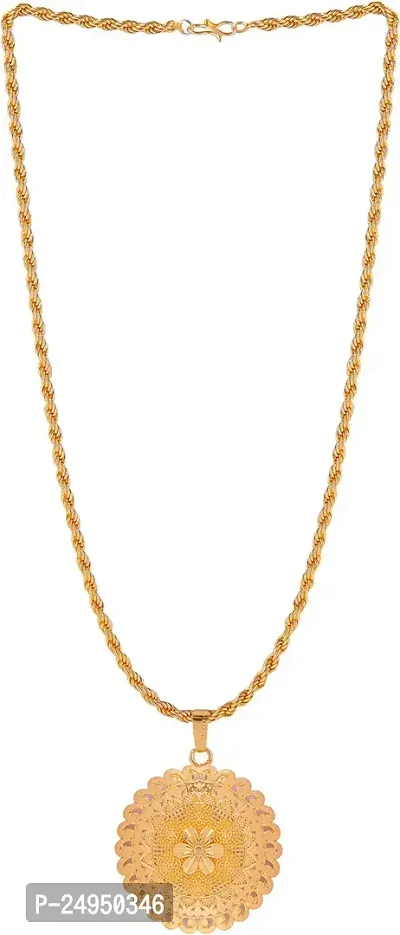 Alluring Golden Alloy Chain For Men