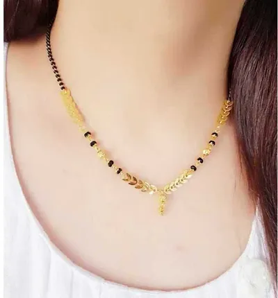 Stylish Golden Gold-plated Alloy Mangalsutras