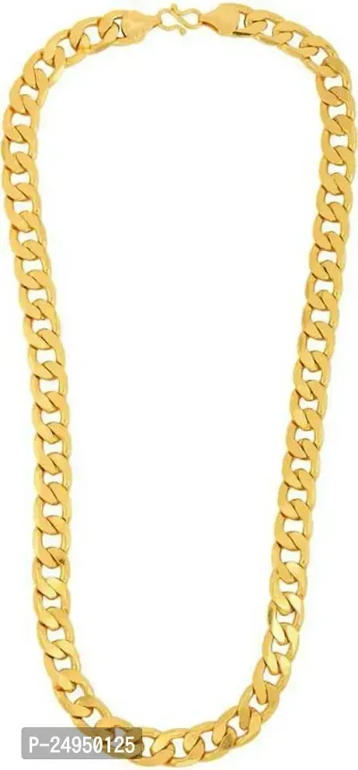 Alluring Golden Brass Chain For Men-thumb2