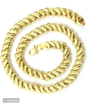 Alluring Golden Brass Chain For Men-thumb0