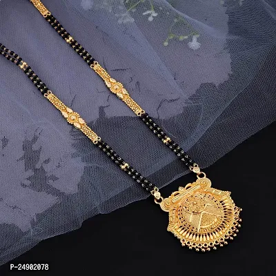 Stylish Brass Golden Mangalsutra For Women