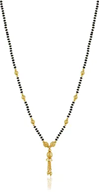 Stylish Brass Golden Mangalsutra For Women Pack Of 4-thumb1