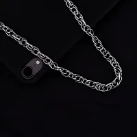 Alluring Silver Alloy Chain For Men Pack Of 2-thumb2