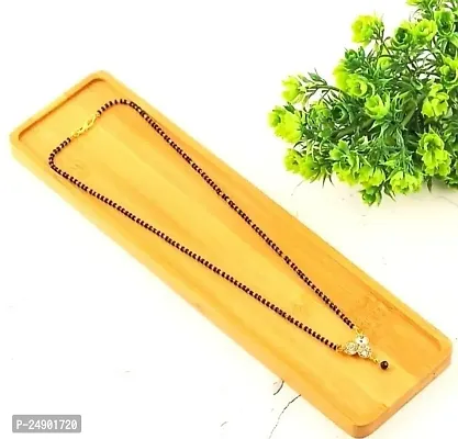 Stylish Brass Golden Mangalsutra For Women-thumb0