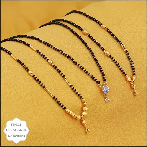 Stylish Alloy Mangalsutra For Women Pack Of 3