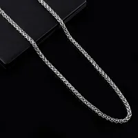 Alluring Silver Alloy Chain For Men Pack Of 3-thumb2