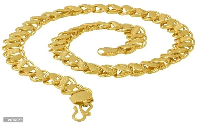 Alluring Golden Brass Chain For Men
